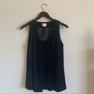 Kate Spade Matinee Pleated Sleeveless Shell Top